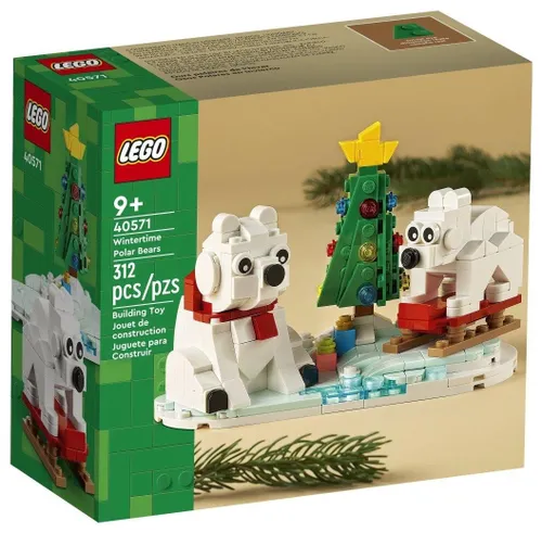 LEGO зимние белые медведи 40571