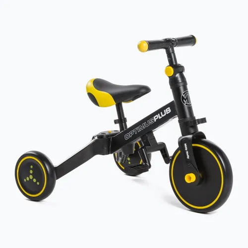 Rowerek biegowy trójkołowy Milly Mally 4w1 Optimus Plus black