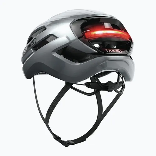 Kask rowerowy ABUS Taipan LED graphite silver