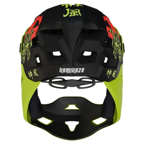 Kask KAMIKAZE Ronin Zielony Full Face (rozmiar L)