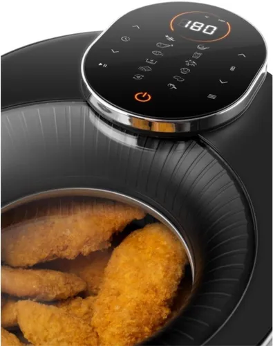 Air Fryer Frytkownica beztłuszczowa ETA SkyFry 516890000 5l z 12 automatycznymi programami gotowania i okienkiem do obserwacji postępów gotowania