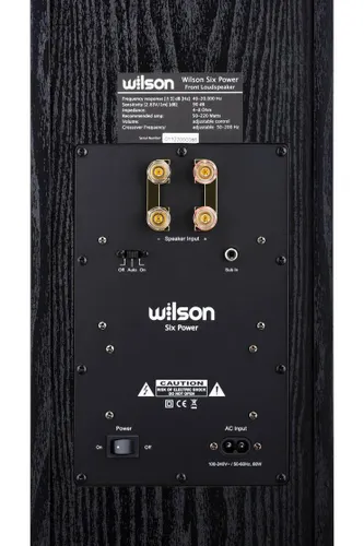 Wilson Six Power Columns Black 2pc.