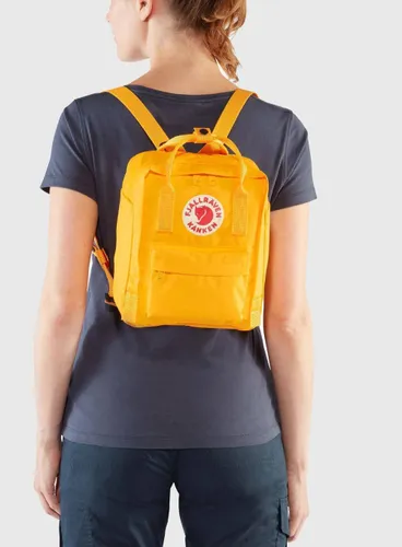 Fjallraven Kanken Mini foliage yeşil / şeftali kum sırt çantası