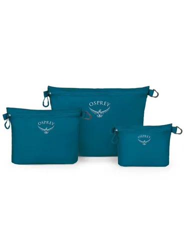 Zestaw organizerów Osprey Ultralight Zipper Sack Set - waterfront blue