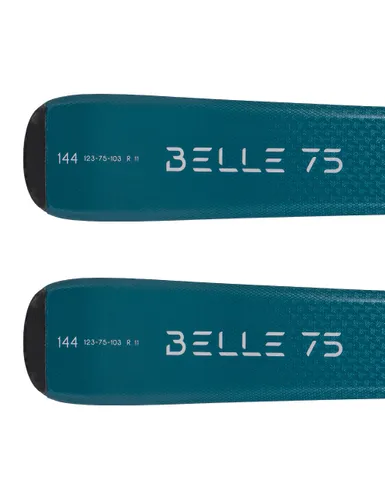 Narty damskie NORDICA BELLE 75 + wiązania MARKER FDT10 z GRIP WALK 2025 - Długość (cm) - 144