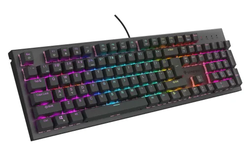 Klawiatura mechaniczna Genesis Thor 303 RGB Outemu Brown Czarny