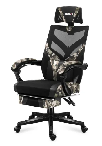 Fotel Huzaro Combat 5.0 Gamingowy do 140kg Tkanina Camo