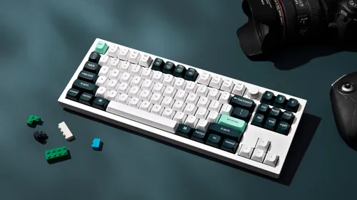 Klawiatura KEYCHRON Q3 HE QMK Wireless Biało-zielony