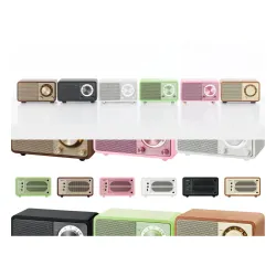 Radioodbiornik Sangean GENUINE MINI WR-7 Radio FM Bluetooth Orzech