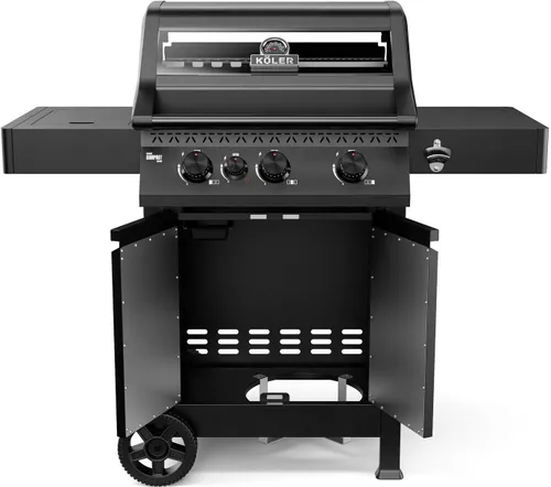 Grill gazowy KOLER Krone Compact Czarny 15.5 kW 60 x 46 cm