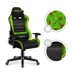 Fotel HUZARO Ranger 6.0 Pixel Mesh Czarno-zielony