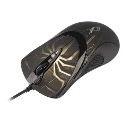 Myszka gamingowa A4Tech XL-747 przewodowa 3600 dpi laserowa czarna