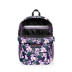 Union Pack JanSport kızlar için Okul sırt çantası-mor petals