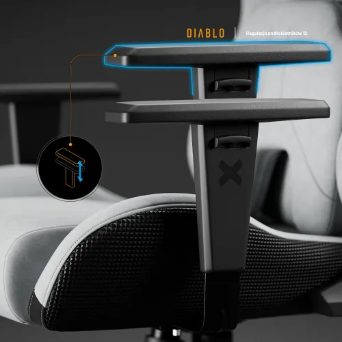 Fotel DIABLO CHAIRS X-One 2.0 Prime Szary