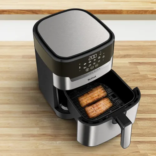 Air Fryer Frytkownica beztłuszczowa TEFAL Easy Fry&Grill Deluxe EY505D15 4.2l z rusztem do grilla