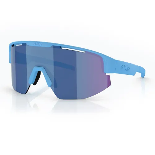 Okulary przeciwsłoneczne Bliz Matrix matte blue/grey blue mirror