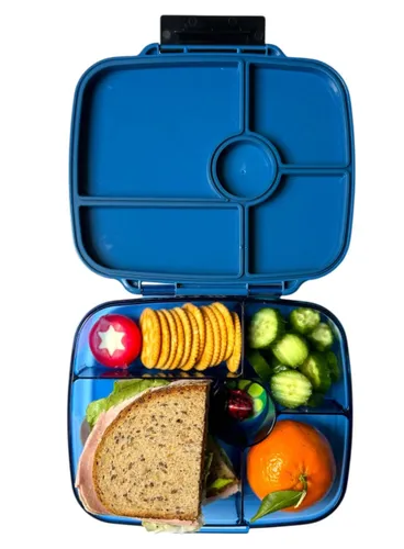 Lunchbox głęboki 5-komorowy Yumbox Go Bento Box - Oslo blue
