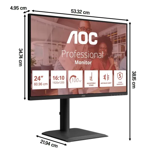 AOC X24E4U - 100Hz | Full HD | IPS | 24''