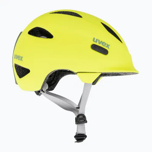 Kask rowerowy dziecięcy UVEX Oyo Jr neon yellow/moss green matt