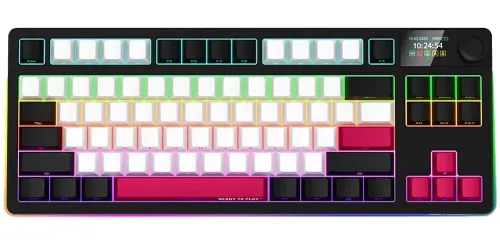 Klawiatura LORGAR KBP70TKLW Czarno-czerwony