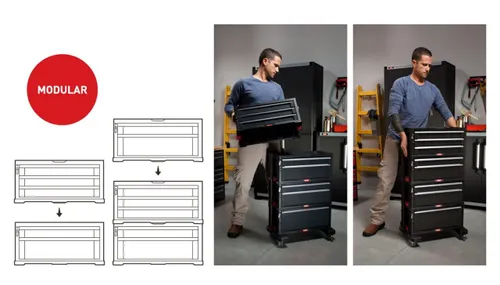Regał 3 szuflady KETER Tool Chest