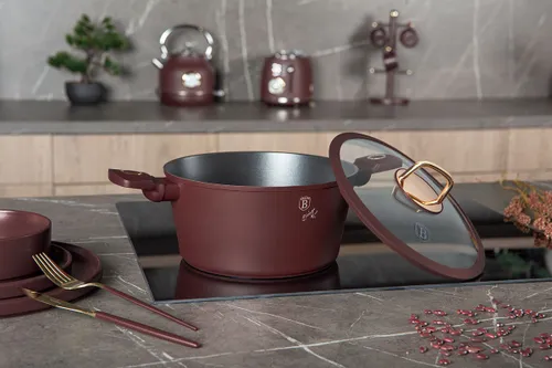 Garnek Tytanowy Z Pokrywą 30Cm Berlinger Haus Bh-8043 Leonardo
