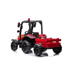 Duży Traktor Na Akumulator Dla Dziecka Blt-206 Przyczepa 24V 2X200W Pilot LED Eva Pasy Bluetooth