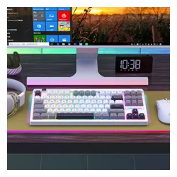 Klawiatura REDRAGON Otiim Pro K729WGB RGB Hot Swap Bullet QL Switch Biało-szary