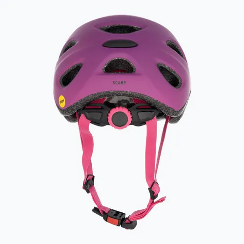 Kask rowerowy dziecięcy Giro Scamp Integrated Mips Jr matte pink/purple fade