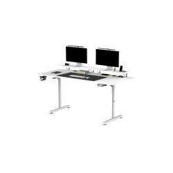 Biurko Ultradesk HIGHLANDER XXL 160cm Regulacja wysokości Biały