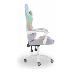 Fotel HELL'S CHAIR HC-1000 LED RGB Kids Szary