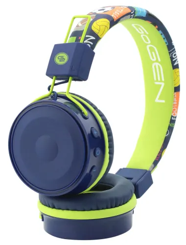 Słuchawki bezprzewodowe GoGEN HBTM 32BL Nauszne Bluetooth 4.2 Dla dzieci Niebieski