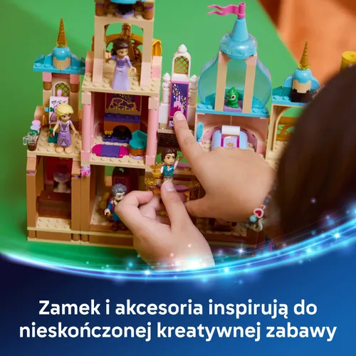 LEGO 43297 Disney: Замок Рапунцель, набор кубиков 6+