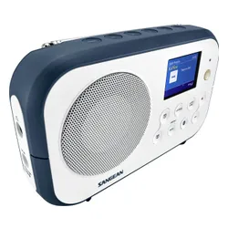 Radioodbiornik Sangean TRAVELLER 420 DPR-42BT Radio FM DAB+ Bluetooth Biało-niebieski