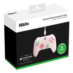 Pad 8BitDo Ultimate Mini Wired Controller do Xbox, PC Przewodowy Różowy