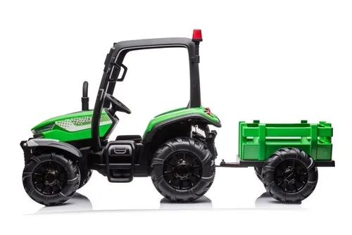 Duży Traktor Na Akumulator Dla Dziecka Blt-206 Przyczepa 24V 2X200W Pilot LED Eva Pasy Bluetooth