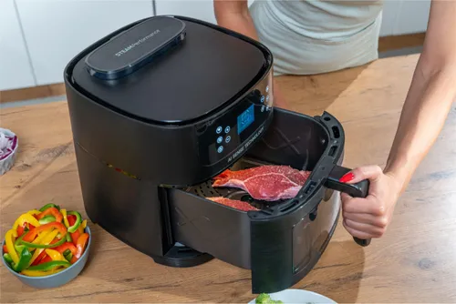 Air Fryer Frytkownica beztłuszczowa AI GÖTZE & JENSEN AF850T by Setti+ WiFi rozpoznawanie potraw i gotowanie na parze