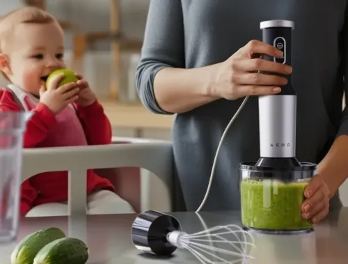 Blender Aeno AHB0004B 1200W Rozdrabniacz Końcówka do ubijania