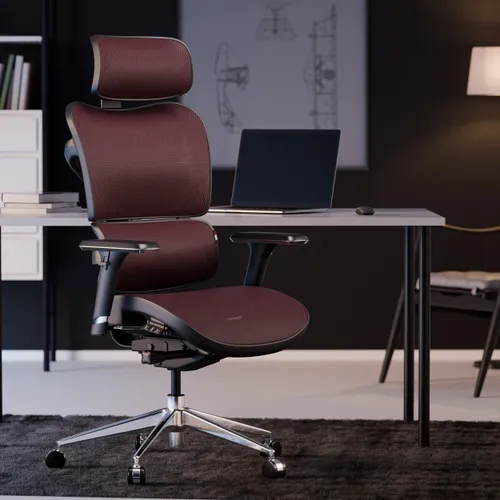 Fotel DIABLO CHAIRS V-Commander Czarno-burgundowy