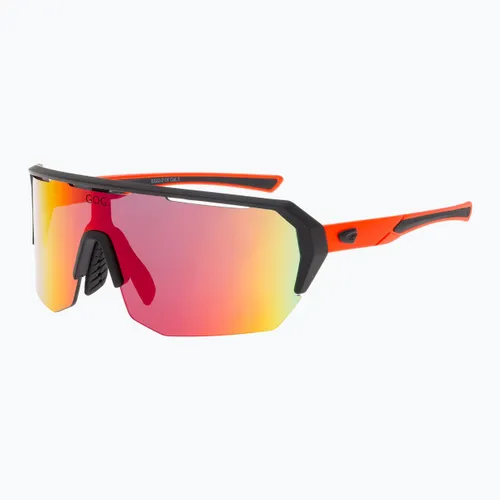 Okulary przeciwsłoneczne GOG Bragi matt black/neon orange/reflex red