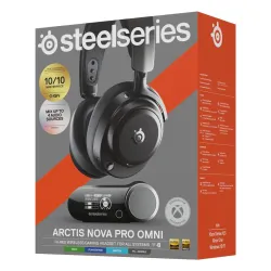 Słuchawki bezprzewodowe z mikrofonem SteelSeries Arctis Nova Pro Omni Nauszne Czarny