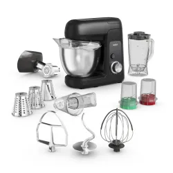 Robot planetarny Tefal Bake Partner QB525838 1100W Maszynka do mielenia Szatkownica Blender kielichowy