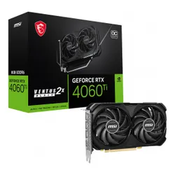 Karta graficzna MSI GeForce RTX 4060 Ti Ventus 2X Black OC 8GB DLSS 3
