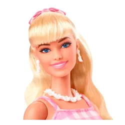 Mattel Lalka filmowa Barbie Margot Robbie jako Barbie w różowej sukience