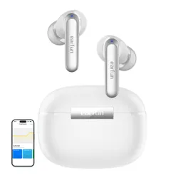 Słuchawki bezprzewodowe Earfun Air2 Dokanałowe Bluetooth 5.3 Biały