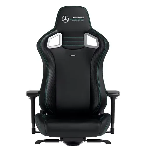 Fotel Noblechairs EPIC Mercedes-AMG Petronas F1 Team Gamingowy do 120kg Skóra ECO High Tech Czarny