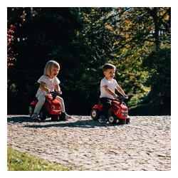 Falk Traktorek Baby Massey Ferguson Czerwony Z Przyczepką + Akc. Od 1-3 Lat