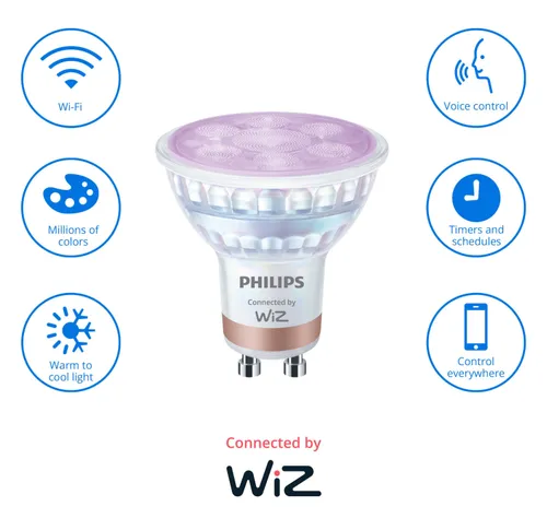 Inteligentna żarówka LED PHILIPS SMART 929003772341 4.7W GU10 Wi-Fi (2 szt.)