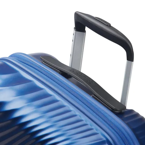 Walizka kabinowa American Tourister Jetglam - metallic blue