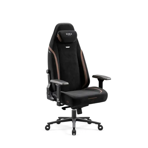 Fotel Diablo Chairs X-Eye 2.0 Ultra Gamingowy do 140kg Tkanina Czarny